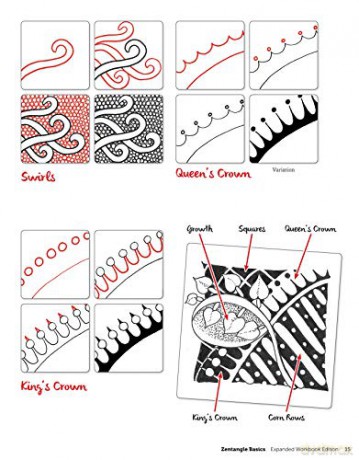 Zentangle 1 Basics Expanded - Suzanne Mcneill [KSIĄŻKA]