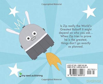 Zip The Worlds Greatest Robot - Rebecca Purcell [KSIĄŻKA]