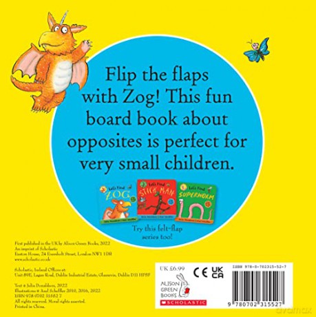 Zog A Flip The Flap Book - Julia Donaldson [KSIĄŻKA]