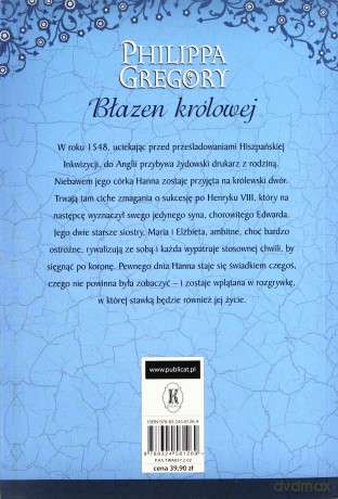 Błazen Królowej - Philippa Gregory [KSIĄŻKA]