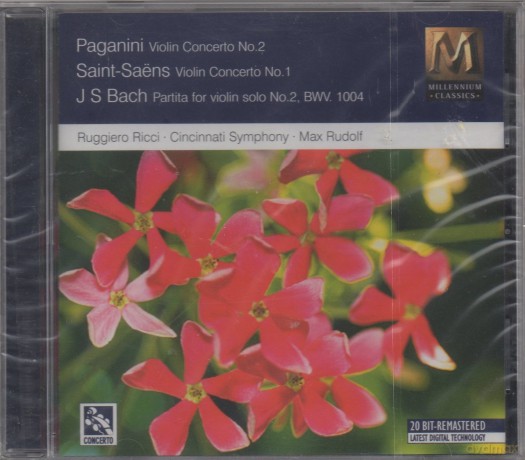 Max Rudolf: Paganini: Violin Concerto No.2/Saint-Sae [CD]