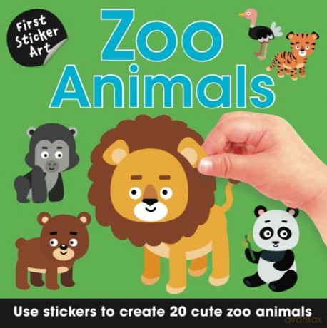 Zoo Animals Sticker Book - Paul Calver [KSIĄŻKA]