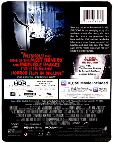 Insidious (Naznaczony) (steelbook) [Blu-Ray 4K]+[Blu-Ray]