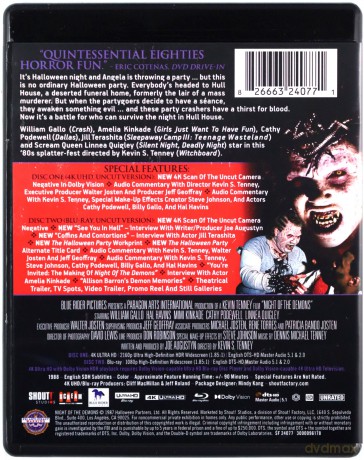 Night of the Demons (Noc demonów) [Blu-Ray 4K]+[Blu-Ray]
