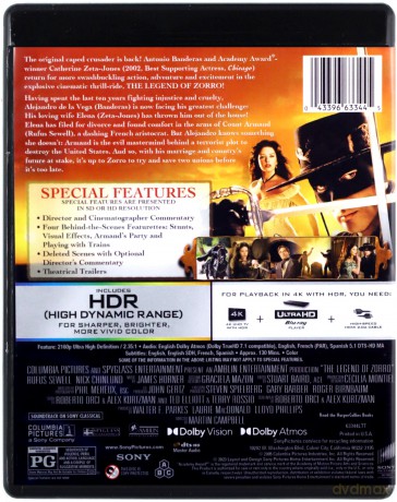The Legend of Zorro (Legenda Zorro) [Blu-Ray 4K]+[Blu-Ray]