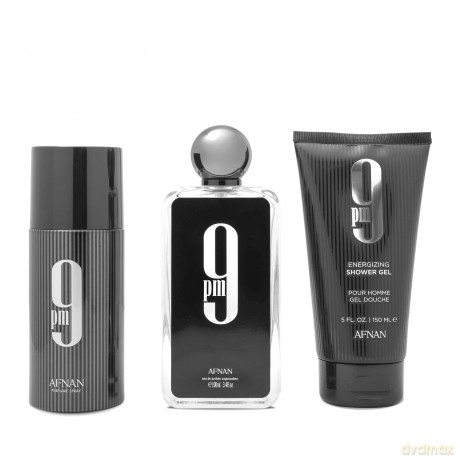Afnan 9PM - Woda perfumowana 100 ml + sprchový gel 200 ml + deodorant 250 ml