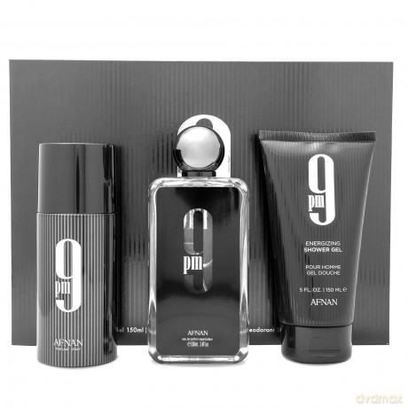 Afnan 9PM - Woda perfumowana 100 ml + sprchový gel 200 ml + deodorant 250 ml