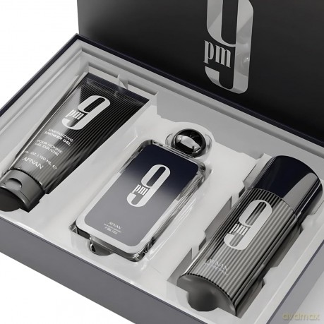 Afnan 9PM - Woda perfumowana 100 ml + sprchový gel 200 ml + deodorant 250 ml
