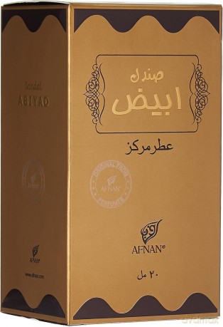Afnan Sandal Abiyad - koncentrovaný parfémovaný olej - Volume: 20 ml