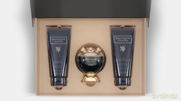 Afnan Souvenir Desert Rose - Woda perfumowana 100 ml + sprchový gel 100 ml + tělové mléko 100 ml
