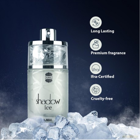 Ajmal Shadow Ice - Woda perfumowana - Volume: 75 ml