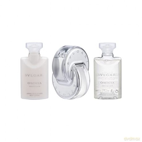Bvlgari Omnia Crystalline - Woda toaletowa 40 ml + body lotion 40 ml + shower gel 40 ml