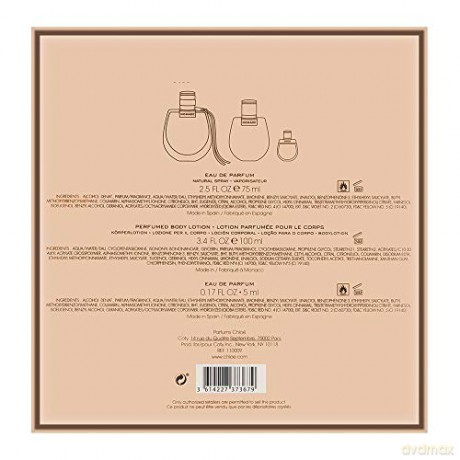 Chloé Nomade - Woda perfumowana 75 ml + body lotion 100 ml + Woda perfumowana 5 ml