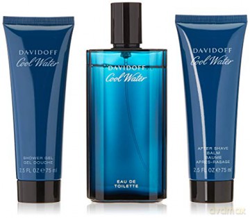 Davidoff Cool Water Man - Woda toaletowa 125 ml + shower gel 75 ml + aftershave 75 ml