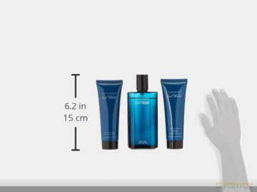 Davidoff Cool Water Man - Woda toaletowa 125 ml + shower gel 75 ml + aftershave 75 ml