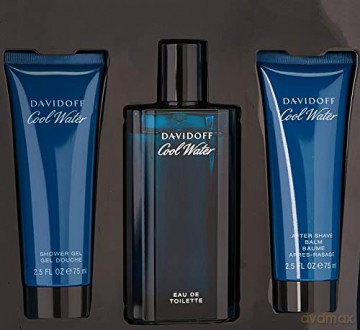 Davidoff Cool Water Man - Woda toaletowa 125 ml + shower gel 75 ml + aftershave 75 ml