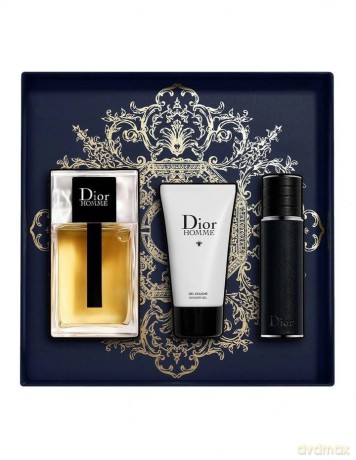 Dior Dior Homme 2020 - Woda toaletowa 100 ml + shower gel 50 ml + Woda toaletowa 10 ml