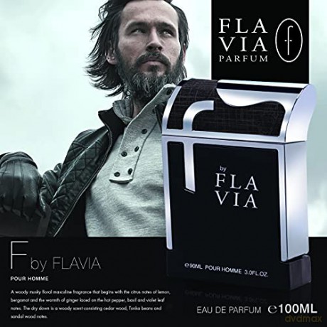 Flavia F By Flavia Black Pour Homme - Woda perfumowana - Volume: 90 ml