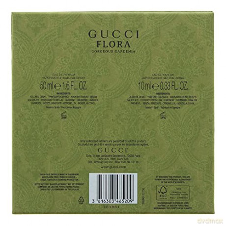 Gucci Flora By Gucci Gorgeous Gardenia - Woda perfumowana 50 ml + Woda perfumowana 10 ml