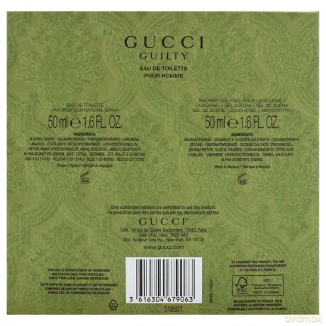 Gucci Guilty Pour Homme - Woda toaletowa 50 ml + shower gel 50 ml
