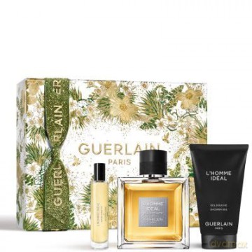 Guerlain L'Homme Ideal - Woda toaletowa 100 ml + shower gel 75 ml + Woda toaletowa 10 ml