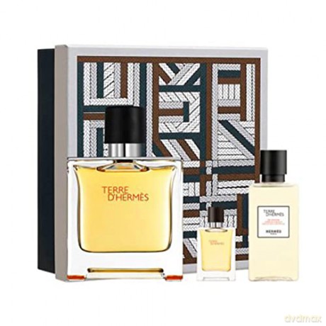 Hermes Terre D` Hermes - parfém 75 ml + sprchový gel 40 ml + parfém 5 ml