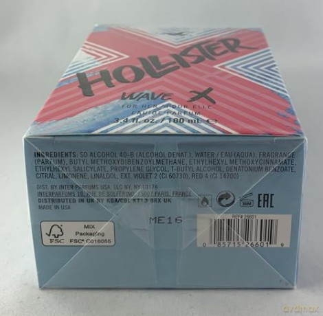 Hollister Wave X For Her - Woda perfumowana - Volume: 100 ml