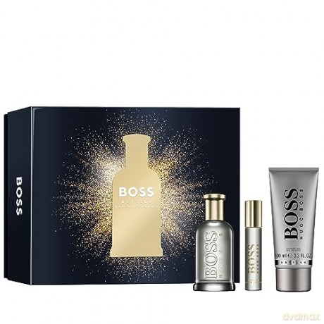 Hugo Boss Boss Bottled - Woda perfumowana 100 ml + sprchový gel 100 ml + Woda perfumowana 10 ml