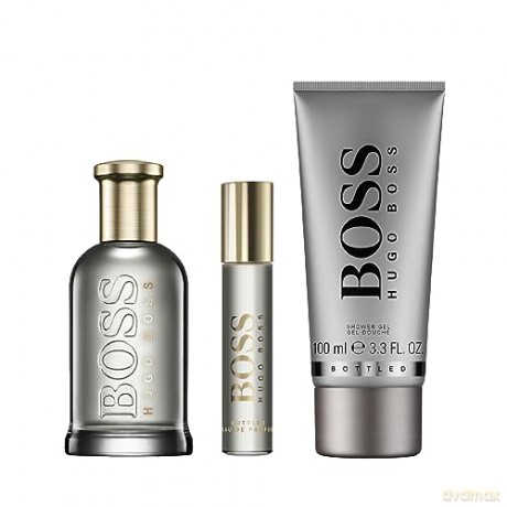 Hugo Boss Boss Bottled - Woda perfumowana 100 ml + sprchový gel 100 ml + Woda perfumowana 10 ml