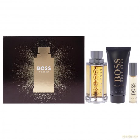 Hugo Boss Boss The Scent - Woda toaletowa 100 ml + sprchový gel 100 ml + Woda toaletowa 10 ml
