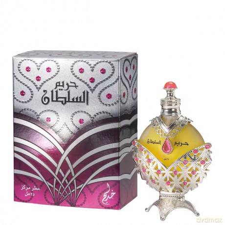 Khadlaj Hareem Sultan Silver - koncentrovaný parfémovaný olej bez alkoholu - Volume: 35 ml