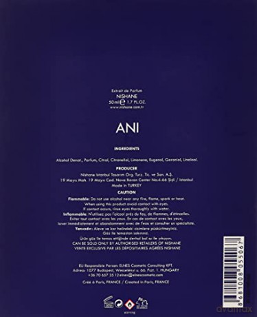 Nishane Ani - parfém - Volume: 50 ml