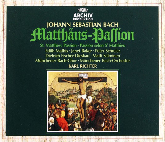 Mbc Mbo Richter: Bachjs:Matthaeus-Passion [3CD]