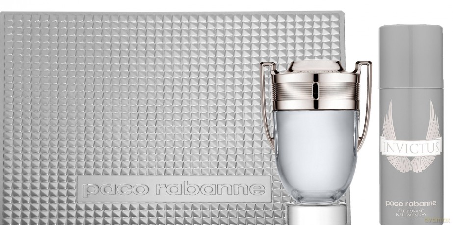 Paco Rabanne Invictus - Woda toaletowa 100 ml + deodorant spray 150 ml