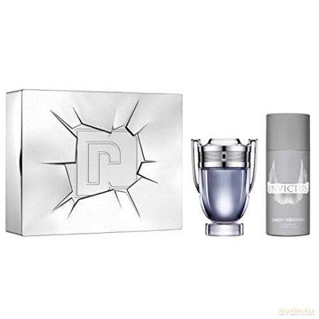 Paco Rabanne Invictus - Woda toaletowa 100 ml + deodorant spray 150 ml