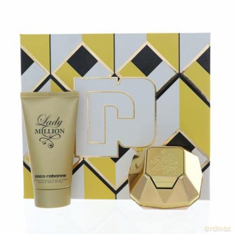 Paco Rabanne Lady Million - Woda perfumowana 50 ml + body lotion 75 ml
