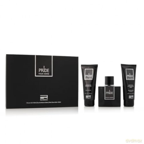 Rue Broca Pride Homme - Woda perfumowana 100 ml + sprchový gel 100 ml + balzám po holení 100 ml