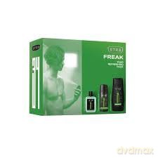 STR8 FR34K - aftershave 50 ml + deodorant spray 150 ml + shower gel 250 ml