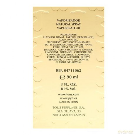 Tous Gold - Woda perfumowana - Volume: 90 ml