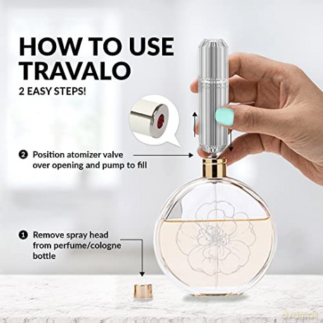 Travalo Bijoux - refillable bottle 5 ml (red)