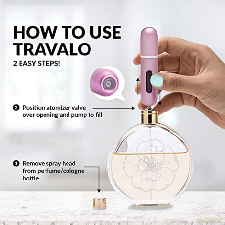 Travalo Lux - refillable bottle 5 ml (red)