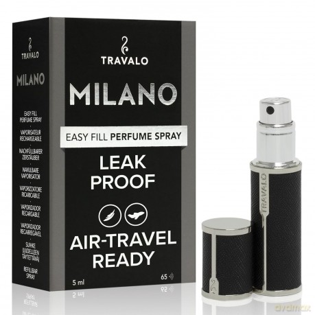 Travalo Milano - refillable bottle 5 ml (black)