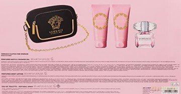 Versace Bright Crystal - Woda toaletowa 90 ml + body lotion 100 ml + shower gel 100 ml + cosmetic bag