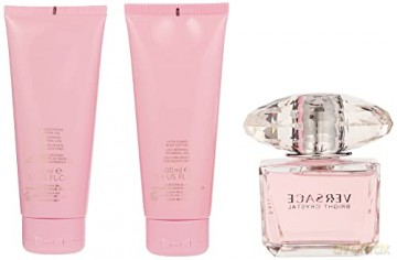Versace Bright Crystal - Woda toaletowa 90 ml + body lotion 100 ml + shower gel 100 ml + cosmetic bag