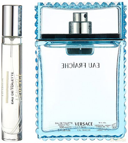 Versace Eau Fraiche Man - Woda toaletowa 100 ml + Woda toaletowa 10 ml + cosmetic bag