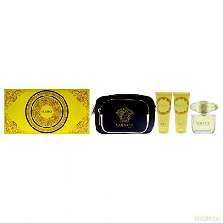 Versace Yellow Diamond - Woda toaletowa 90 ml + body lotion 100 ml + shower gel 100 ml + cosmetic bag