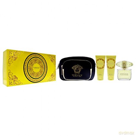 Versace Yellow Diamond - Woda toaletowa 90 ml + body lotion 100 ml + shower gel 100 ml + cosmetic bag