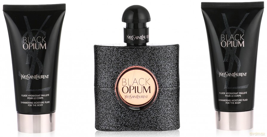 Yves Saint Laurent Black Opium - Woda perfumowana 50 ml + tělové mléko 2 x 50 ml