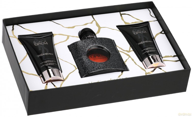 Yves Saint Laurent Black Opium - Woda perfumowana 50 ml + tělové mléko 2 x 50 ml