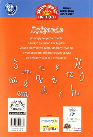 Dyktanda Dla Klas I-III [KSIĄŻKA]